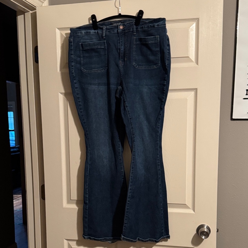 Judy Blue Dark Denim Flare Jeans